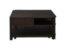 Flora 3 Piece Dark Brown MDF Lift Top Coffee and End Table Set