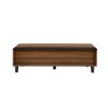 ACME Avala Coffee Table w/Lift Top, Walnut & Black 83140