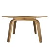 Solid Wood Round Coffee Table Home Living Room Side Table Furniture