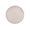 Diameter 14.6 inch round side table Indoor and Outdoor Use, 17 inches height accent table to decorate your house