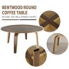 Solid Wood Round Coffee Table Home Living Room Side Table Furniture