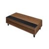 ACME Avala Coffee Table w/Lift Top, Walnut & Black 83140