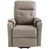 Massage Recliner Chair Electric Power Lift Chairs with Side Pocket, Adjustable Massage and Heating Function for Adults and Seniors, Olive Grey