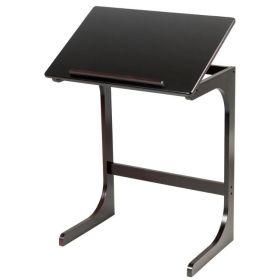 Bamboo Sofa Side Table with Tilting Top