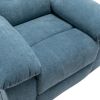 Power Recliner Chair with Adjustable Massage Function, Recliner Chair with
Heating System for Living Room, Blue color fabric
