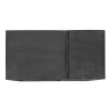 30 Inch Handcrafted Coffee Table with Hinged Lift Top Storage, Open Shelf, and Metal Legs, Charcoal Gray