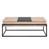 47.2&quot; Lift Top Coffee Table; Lift Top Storage Coffee Table; Wood Lift Top Coffee Table with Storage; Oak &amp; Black