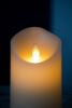 Set of 3 Flickering Ivory LED Candles with Remote Timer, L:D3X6" M:D3X5" S:D3X4"