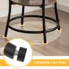 2-Tier Round End Table with Open Storage Shelf and Sturdy Metal Frame