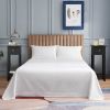 2 Tier Slim Nightstand Bedside Table with Drawer Shelf