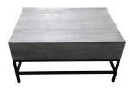 T1105-05 Gray Lift Top Coffee Table