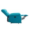 Power Lift Recliner Chair, Chenille Blue Elderly Chair with lifting, lying flat, heating, vibration massage, USB charging, remote control control