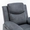 Power Recliner Chair with Adjustable Massage Function, Recliner Chair with
Heating System for Living Room, Dark Gray color fabric