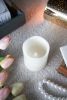 Set of 3 Ivory LED Candles with Remote Timer, L:D3X6" M:D3X5" S:D3X4"