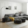 Set of 3 Black Marble Pattern Round Coffee Table side Table End Table Set for Living Room Fully Assembled