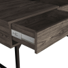 Lift Top Coffee Table With Drawer Vezu, Dark Walnut Finish
